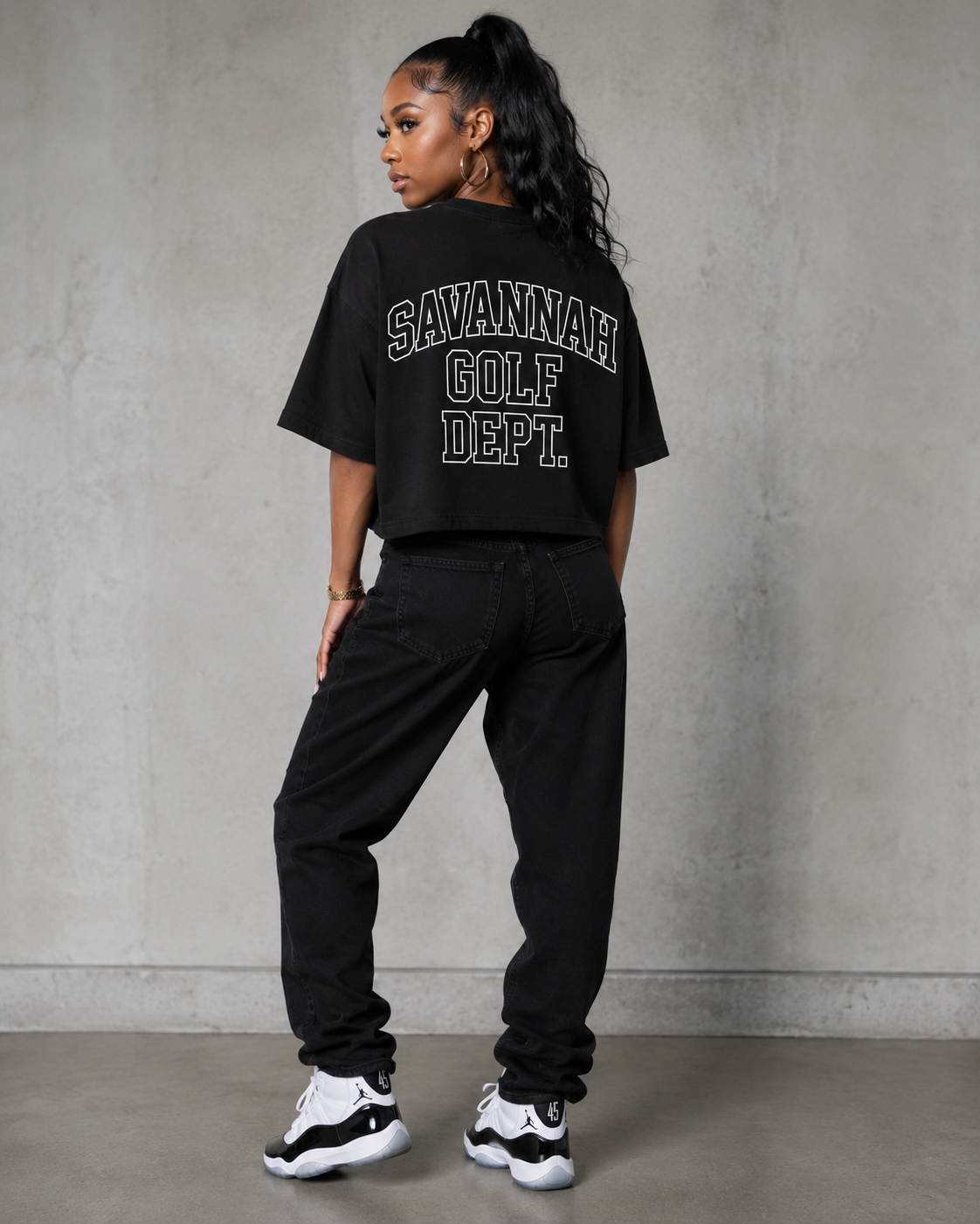 The Savannah Golf Dept. Tee (Unisex Oversized Cropped)